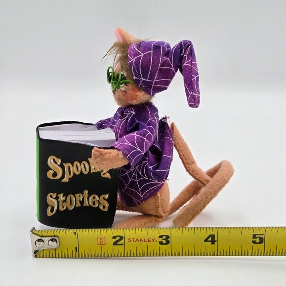Annalee Spooky Stories Book Mouse Glasses Halloween 2011 Read - Picture 2 of 11